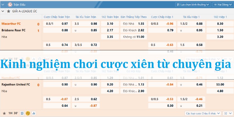 Tìm hiểu cược xiên là gì? Cách đánh cược xiên tại Bong88 chuẩn Cách đánh xiên bóng đá Bong888