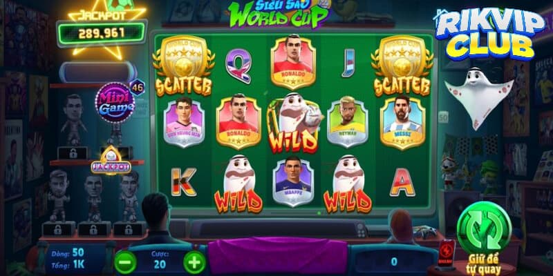 Siêu Sao World Cup Rik Vip - Thiên Đường Chơi Nổ Hũ Đỉnh Cao Tính năng đặt cược siêu hấp dẫn của World Cup Rik vip